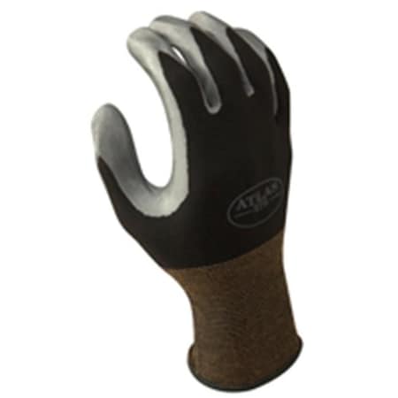 Showa Best Glove 370BXL-09.RT Extra Large Atlas 370 Nitril Black Glove
